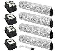 Lot de 4 rouleaux de brosse de rechange et filtres pour aspirateur sans fil Tineco iFloor 3 et Floor One S3