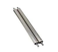 Lot de 4 rouleaux de convoyeur en acier de rechange industriels | Installation facile | Manipulation fiable des matériaux | Longueur 800 mm