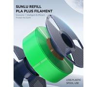 Lot De 4 Rouleaux De Filament Pla+ - 1,75 Mm - 4 Kg - Pla Plus - Pour Imprimante 3D - Noir - Pour Bobines Réutilisables - Compatible Avec Imprimante Bambu Lab[PLA9185540]