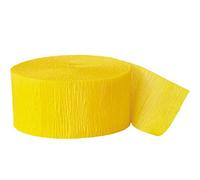 Lot de 4 rouleaux de papier crépon 24 m Jaune