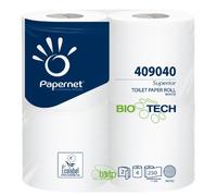 Lot de 4 rouleaux de papier toilette auto-soluble 2 plis