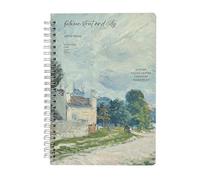 Lot de 4 rouleaux de peinture à l'huile B5 paysage de cet étudiant charmant carnet de chemin de la nature et de la campagne