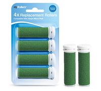 Lot de 4 Rouleaux de Rechange Grain Extra Gros Compatibles Emjoi Micro Pedi - Recharges pour Lime Électrique des Pieds, Callosités, Peaux Dures, Talons Secs et Fendillés