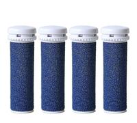 [Lot de 4] Rouleaux de Remplacement, Hantoc Extra Rugueux Rouleaux de Remplacement pour Emjoi Micro Pedi Rouleaux de Rechange, Bleu