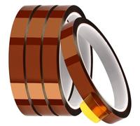 Lot de 4 rouleaux de ruban adhésif résistant à la chaleur pour sublimation, presse à chaleur, électronique, soudure, circuit imprimé, 13 mm x 33 m