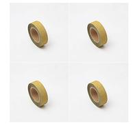Lot de 4 rouleaux de ruban adhésif Washi à paillettes dorées de 5 m - 8 couleurs - Pour le bricolage, les travaux manuels, les emballages cadeaux, le scrapbooking