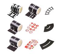 Lot de 4 rouleaux de ruban adhésif washi créatif et amusant pour enfants - Idéal pour les collages et la décoration d'allée de jouets - Scrapbooking