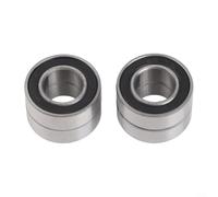 Lot de 4 roulements à billes 163110-2RS en acier de précision ABEC-1 pour applications de rainure d'arbre - 16 x 31 x 10 mm - Simple à installer