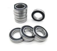 Lot de 4 roulements à billes 24377-2RS 24 x 37 x 7 mm, en acier chromé, avec joint anti-poussière, for pédalier BB90, 27377 LLB