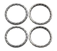 Lot de 4 roulements à billes en acier de 40 mm pour installation de casque de vélo sur vélos de course et d'entraînement