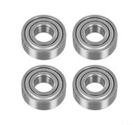Lot de 4 roulements de broche de tondeuse à gazon Z9504RST Alésage 1,9 cm compatible avec JD9239 JD9266 JD9296 JD7677R 204BBAR P204RR6 IH-470880-R91 pour lames de tondeuse de 117,8 cm faciles à