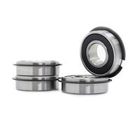 Lot de 4 roulements de roue 99502-HNR, Go Kart, 5/8" de diamètre intérieur x 1-3/8" de diamètre extérieur x 7/16" de large pour moteur, mini vélo, tondeuse, Go Kart, brouettes, chariots et camions à