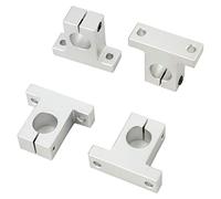 Lot de 4 roulements linéaires professionnels SK8 SK10 SK12 SK16 SK20 SK25 SK30 SK35, support d'arbre, tige linéaire, routeur CNC, pièce d'imprimante 3D(Sk20)