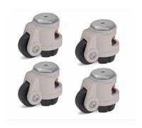 Lot de 4 - Roulette à réglage en hauteur, roue de 72 mm, marque Blickle, capacit