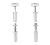 Lot de 4 Roulettes de Guidage Supérieures pour Portes Pliantes et Pivot Supérieur, Kit Réparation Porte Placard Pliante à Ressort pour Grange Coulissante et Armoire