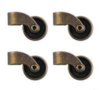 Lot de 4 roulettes de meubles en alliage de zinc pour améliorer l'esthétique et la fonctionnalité de votre maison (B)