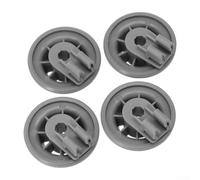 Lot de 4 roulettes de panier pour lave-vaisselle Bosch pour Siemens et NEFF, rouleaux de rechange gris ABS 611475/165314/00611475