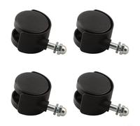 Lot de 4 roulettes de rechange pour chauffage d'huile électrique Midea (sans frein)