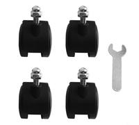 Lot de 4 roulettes de rechange pour chauffage électrique Midea (sans frein)