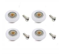 Lot de 4 roulettes de rechange pour porte de douche coulissante - 19 x 5 mm