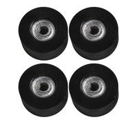 Lot de 4 roulettes de rechange pour rameurs avec résistance à l'eau, roulement coulissant en nylon et acier 45 x 21 x 8 mm, roue résistante à l'usure pour chariot de siège Accessoires de réparation