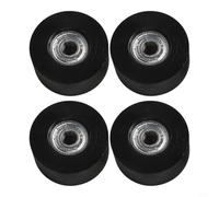 Lot de 4 roulettes de rechange pour siège de rameur, 45 mm de diamètre, haute capacité de charge, pour rameur d'eau, pièces de salle de sport, noir