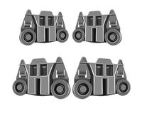 Lot De 4 Roulettes For Panier Inférieur De Lave-vaisselle W10195417 For Kenmore, Whirlpool, Kitchenaid, AP4538395, PS2579553, WPW10195417, AH2579553, EA2579553
