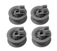 Lot de 4 roulettes for panier supérieur 611666 for lave-vaisselle Compatible avec Bosch Compatible avec Siemens Compatible avec lave-vaisselle Neff