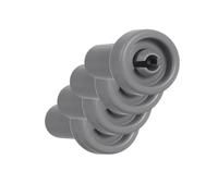 Lot de 4 roulettes for panier supérieur lave-vaisselle, compatibles avec les kits supérieures AEG