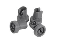 Lot de 4 roulettes for panier supérieur lave-vaisselle, compatibles avec les kits supérieurs Electrolux