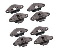 Lot de 4 roulettes haut de gamme pour armoires et portes coulissantes, avec guide pour armoires encastrées, mécanisme roue système moustiquaire, roues pour un système complet de porte coulissante