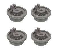 Lot de 4 roulettes panier lave-vaisselle, Universel Roues Panier Inférieur Compatible Avec lave-vaisselles Bosch 611475, Baumatic, Creda, Neff, Siemens, Hotpoint, Indesit - Roulettes lave vaisselle