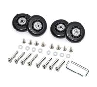 Lot de 4 roulettes pivotantes de rechange très résistantes et silencieuses pour valises, Modèle 14