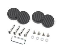 Lot de 4 roulettes pivotantes de rechange très résistantes et silencieuses pour valises, Modèle 50