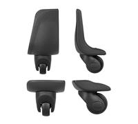 Lot de 4 roulettes pivotantes pour valises gauche et droite