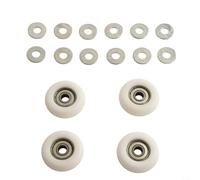 Lot de 4 roulettes pour équipement de gym avec roulements en acier de précision et boîtier en nylon à faible bruit