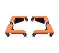 Lot de 4 roulettes pour meuble - Charge maximale : 639 kg - Pour déplacer tous les objets à angle droit