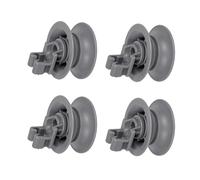 Lot de 4 roulettes pour panier inférieur de lave-vaisselle, accessoires compatibles avec Bosch 00611475, AP4339780, 00611475 et plus encore
