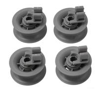 Lot de 4 roulettes pour panier supérieur de lave-vaisselle pour Bosch 611666