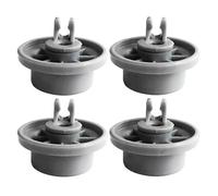 Lot de 4 roulettes rechange for panier inférieur lave-vaisselle, compatibles avec les accessoires 00420198 et 420198