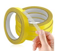 Lot de 4 rubans adhésifs double face pour tissus, très résistants, pour ourlets de pantalons et vêtements, sans couture, ni repassage, pour fixer les ourlets, tapis, travaux manuels, amovibles et san