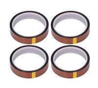 Lot de 4 rubans adhésifs PI en polyimide antistatique résistant aux hautes températures pour protection contre le chauffage des circuits imprimés, fixation d'interface de batterie (Largeur 20 mm /