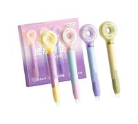 Lot de 4 rubans correcteurs blancs de 6 m x 5 mm, séchage rapide, 36 m au total, pour écrire, faire des cartes, scrapbooking, prendre des notes, examen