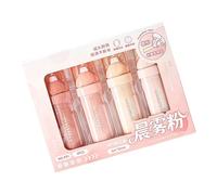 Lot de 4 rubans correcteurs compacts et portables beiges pour une écriture fluide, confort ergonomique, couverture dissimulée, pour les bureaux scolaires, utilisent du ruban correcteur invisible