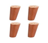 Lot de 4 rubans inclinables en bois massif pour tables basses et placards à monter soi-même - Lot de 4 avec boulons M6/M8/M10 (40 cm et 8 cm) - Durable et élégant