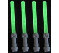 Lot de 4 sabres laser Lego : sabres laser phosphorescents avec hilettes par LEGO