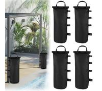 Lot de 4 Sac de lestage pour tonnelle, Sac de lestage tonnelle, Oxford 600D pour lestage t-onnelle,S-AC de Les-Tage Sable pour Parapluie de Terrasse,Mobilier d'extérieur,Jardin