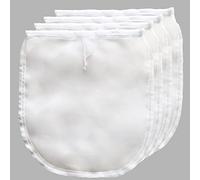 Lot de 4 sachets de lait de noix de qualité professionnelle 30,5 x 30,5 cm - Passoire réutilisable en maille en nylon de qualité alimentaire, pour filtrer le lait d'amande/d'avoine, le jus de céleri