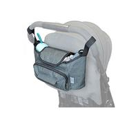 Monsieur Bébé - Lot De 4 Sacs À Langer, De Rangement Pour Poussette - 33 X 16 X 18.5 Cm - Gris Gris