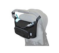 Monsieur Bébé - Lot De 4 Sacs À Langer, De Rangement Pour Poussette - 33 X 16 X 18.5 Cm - Noir